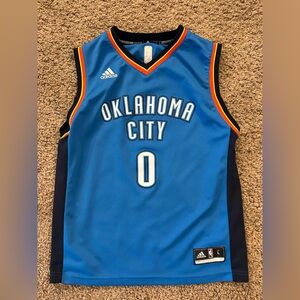 Adidas Russell Westbrook Oklahoma City Thunder Jersey Youth Size Large 14-16